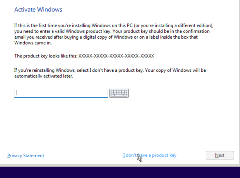 Windows Activation