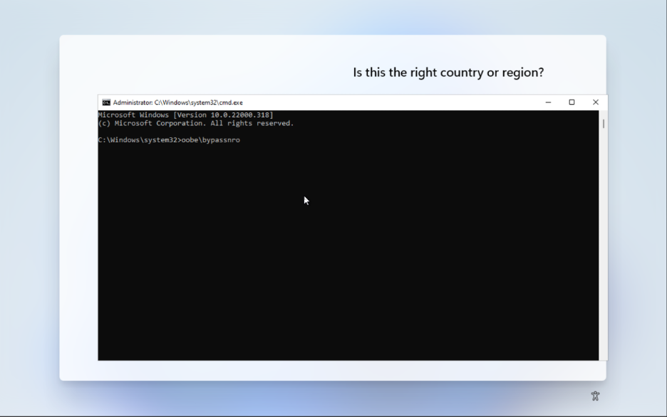 Setup Windows without Internet