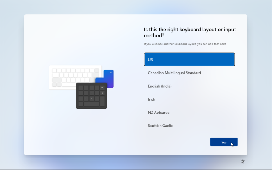 Keyboard layouts