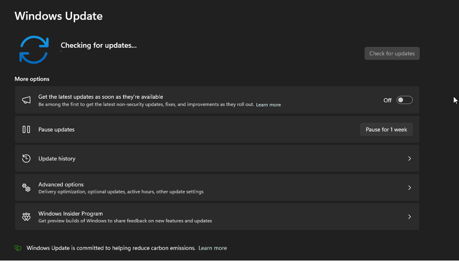 Update Windows