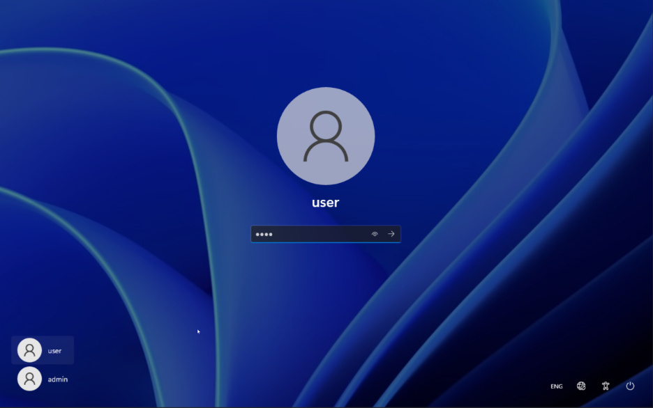 Login as standard user